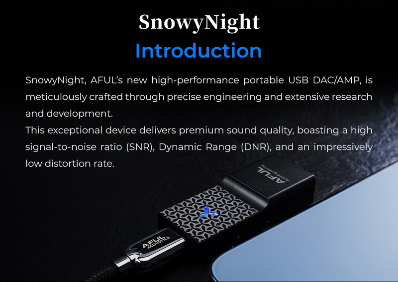AFUL SnowyNight DAC/AMP พกพา ประสิทธิภาพสูง ชิป DAC CS43198 x2 ประกันศูนย์ไทย