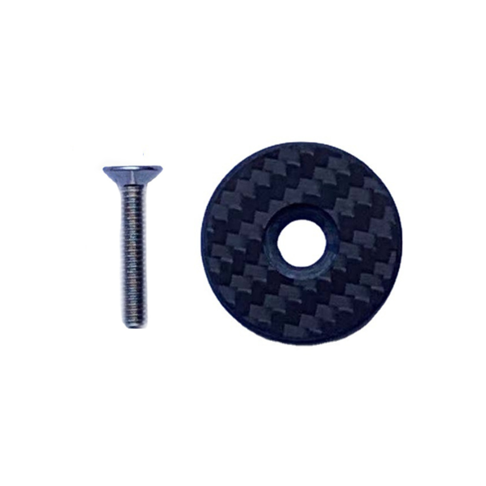 ฝาปิดสเต็มจักรยานแบบคาร์บอนพร้อมน็อต THAIBIKE ขนาด 28.6มม.