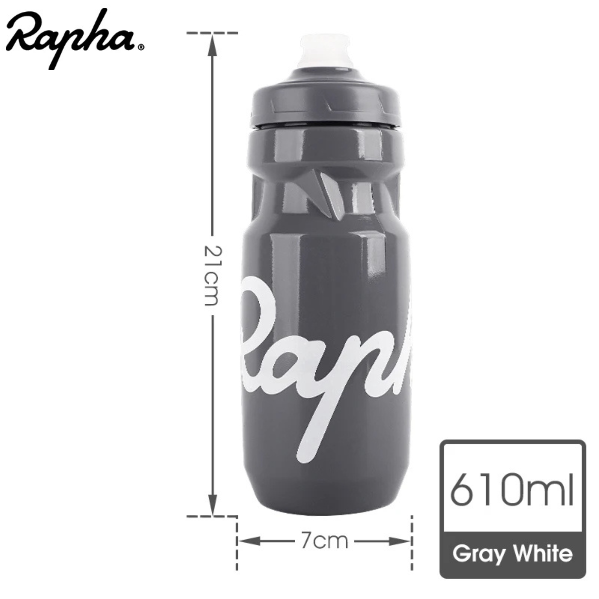 ฝาขวดน้ำพุ่ง NEW !!ขวดน้ำจักรยาน RAPHA ของแท้ พลาสติกนุ่ม ขนาด 610/710ml