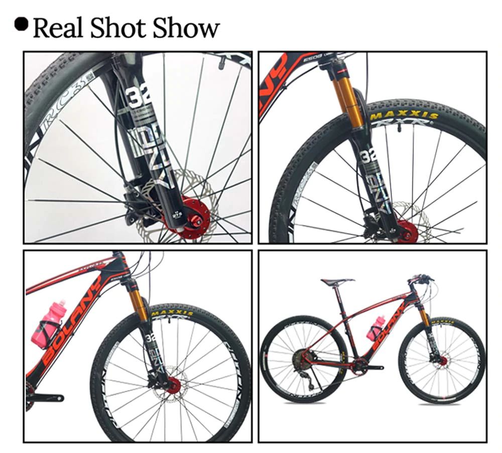 โช๊คลมจักรยาน BOLANY สำหรับล้อ 27.5 29 แกน 15