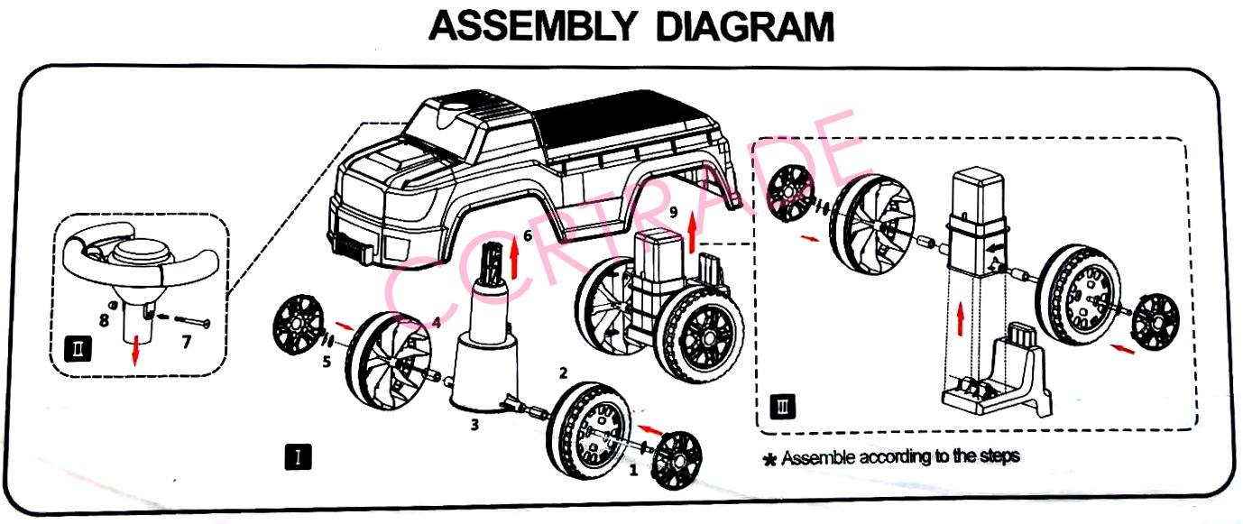 รถกะบะโฟร์วิวขาไถ มีเสียงกล่อง 27x52 ซม.(1x2)