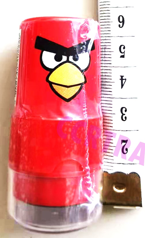 แท่งปั้มแองกี้เบิร์ด มีหมึกในตัว 3x5.7 ซม.(ลิขสิทธิ์แท้)