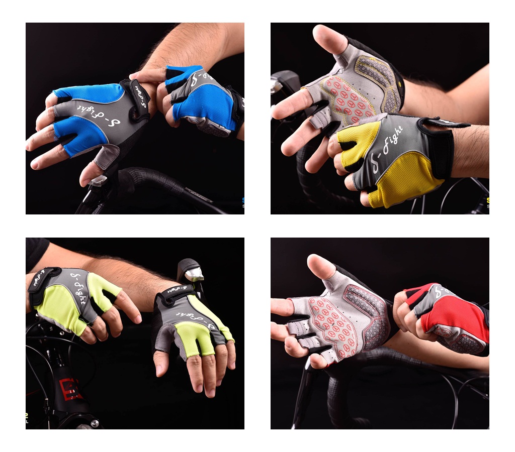 ถุงมือปั่นจักรยานเสือหมอบ เสือภูเขา S-FIGHT รุ่น SGR-02