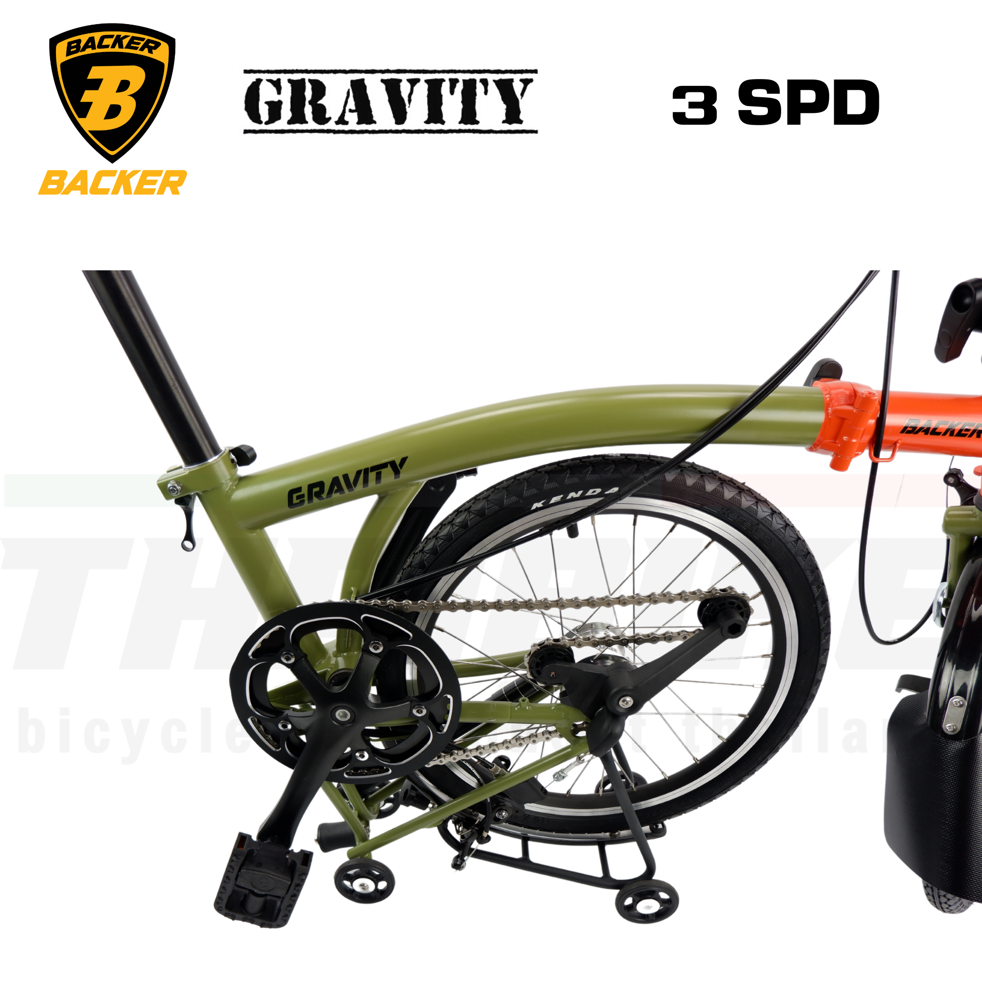 จักรยานพับ BACKER รุ่น Gravity 3 SPD