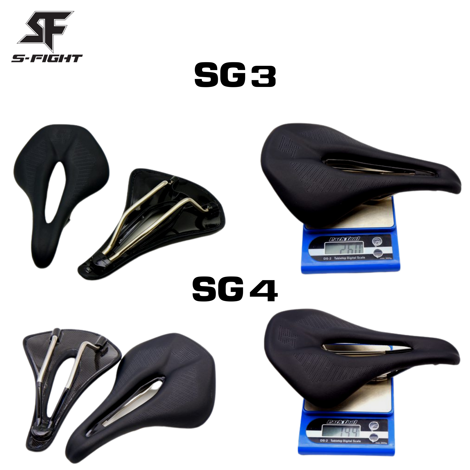 เบาะจักรยาน S-Fight รุ่น S3/S4/SG5 อานจักรยาน SG-03/SG-04/SG-05