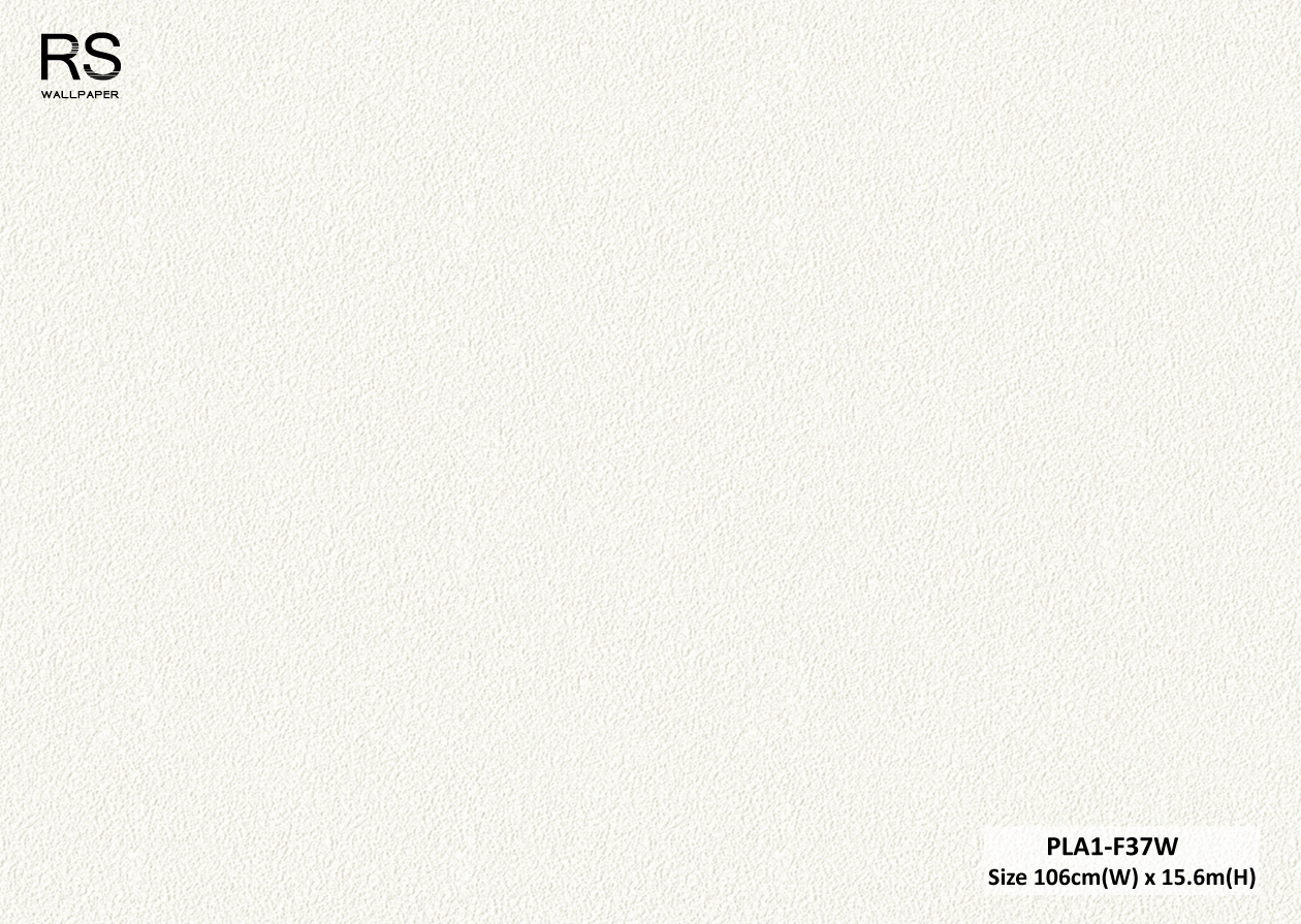 วอลเปเปอร์ สีขาว PLA1-F37W