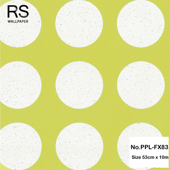 วอลเปเปอร์ ลายกลมขนาด 6เซ็นฯ No.PPL-FX83