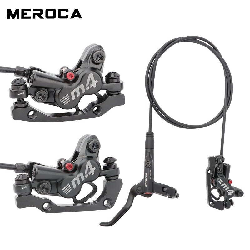 ชุดดิสก์เบรคน้ำมันจัดรยานเสือภูเขา MEROCA MT420 MTB bike hydraulic brake 160mm brake four piston