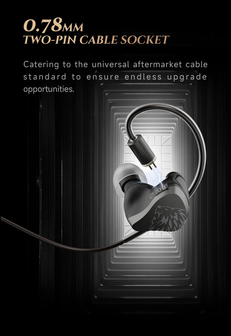 Hiby Yvain หูฟัง IEMs 4BA ไดร์เวอร์ Crossover 3 ทาง บอดี้เรซินเกรดการแพทย์ ประกันศูนย์ไทย