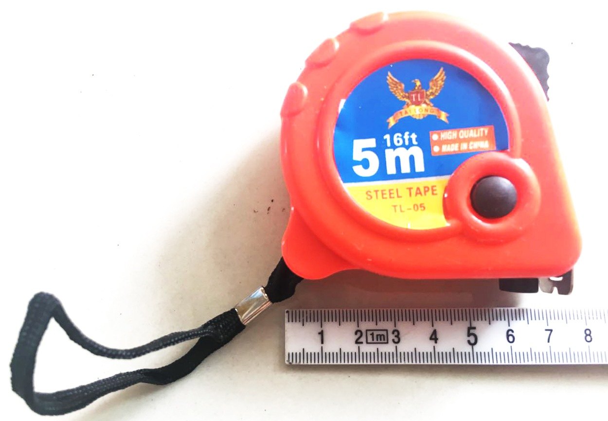 ตลับเมตรสีสด 5 ม.(คละสี)