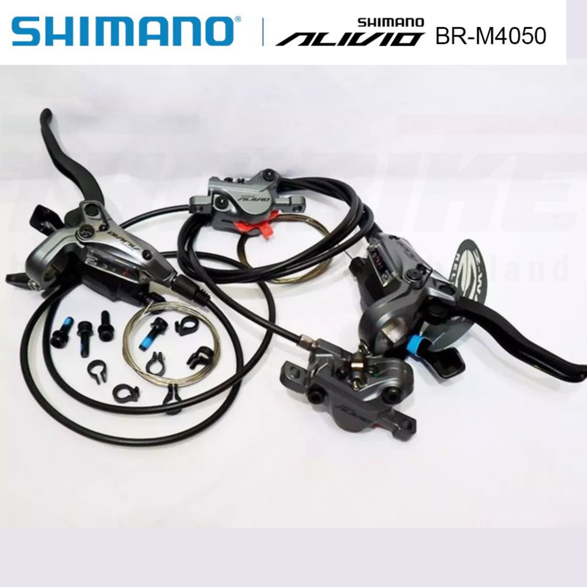 ชุดดิสเบรคจักรยานเสือภูเขา SHIMANO ALIVIO รุ่น ST/BR-M4050-F/R ความยาว 750/1300MM