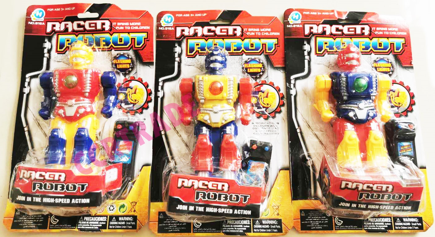 หุ่นยนต์เพาเวอร์เรนเจอร์บังคับ+รีโมทแผง 29.5 ซม.