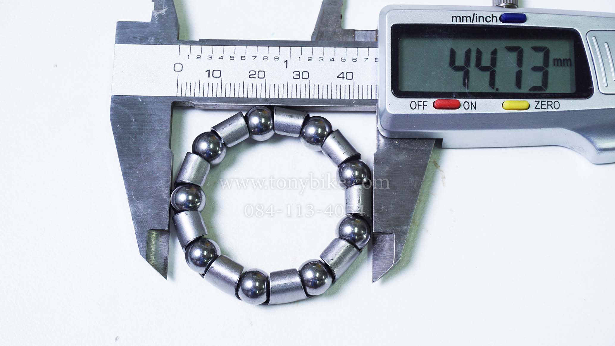 ลูกปืนกระโหลกกลางจานเลื้อย จักรยาน ขนาด 45 mm.