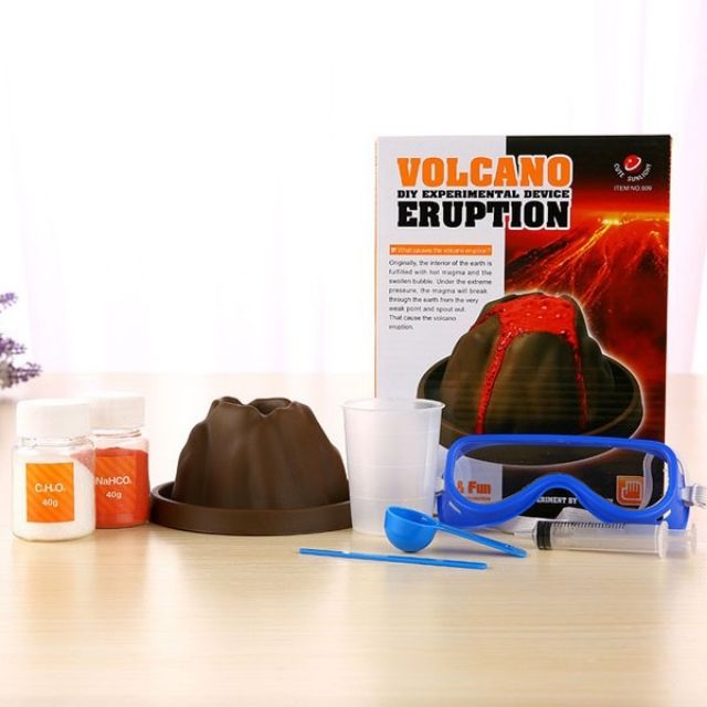 จำลองภูเขาไฟระเบิด ของเล่นวิทยาศาสตร์
