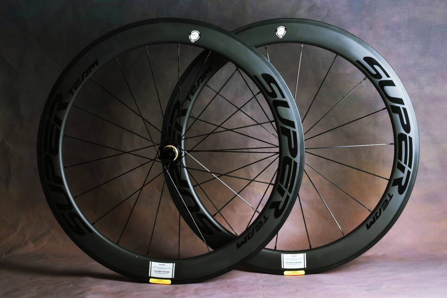 ล้อจักรยานเสือหมอบคาร์บอน SUPERTEAM POWER 2021 ขอบ 60/60 UCI