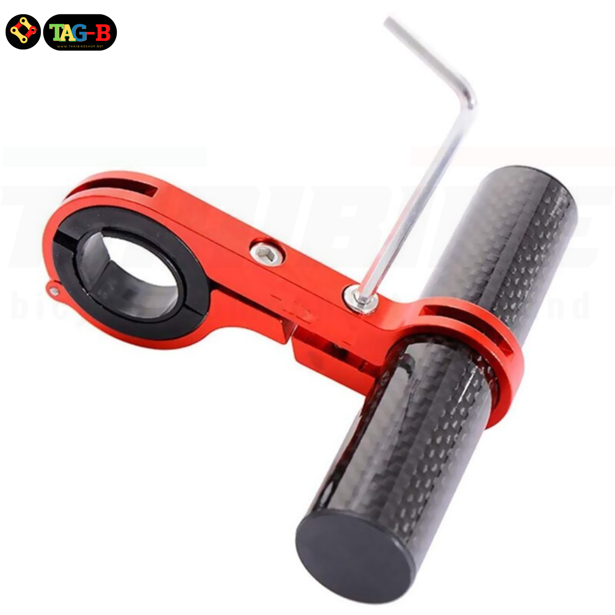 ตัวเสริมสำหรับยึดอุปกรณ์จักรยาน ตัว T GUB G-229 แบบคาร์บอน Carbon Fiber extension bracket