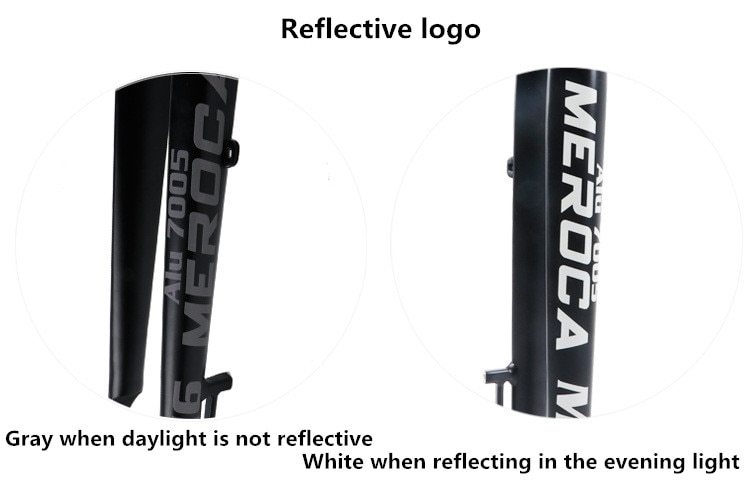 ตะเกียบจักรยานอลูมิเนียม MEROCA M6 ultra light hard fork M6 รองรับ 26/27.5/29 นิ้ว