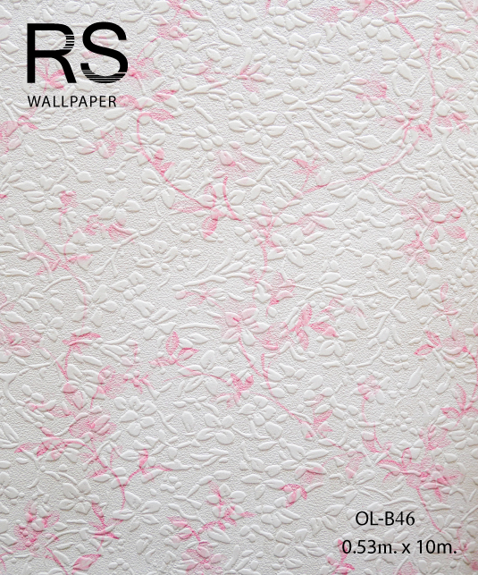 วอลเปเปอร์ลายดอกไม้ OL-B46
