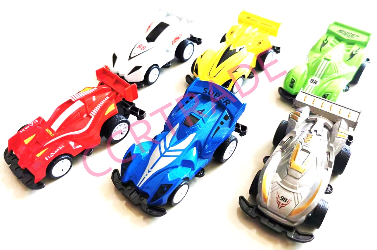 รถเหล็ก F-1 สีสด มีลานถาด 29.5 ซม.