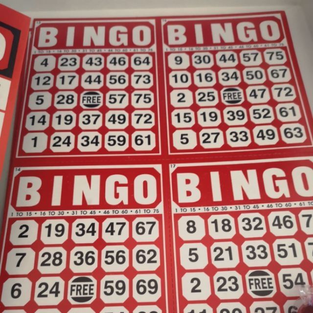 เกมบิงโก Bingo กล่องใหญ่ กระดาษ 30 แผ่น