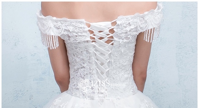 BR227 **พร้อมส่ง**ชุดแต่งงาน&ชุดเจ้าสาวแบบยาวสีขาวเกรดพรีเมี่ยม หรูหราน่ารัก สวยโดดเด่นไม่ซ้ำใคร สวยงามดุจเจ้าหญิง