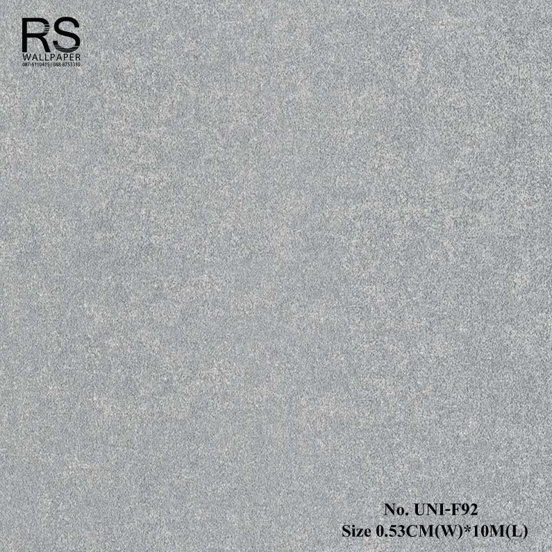 วอลเปเปอร์ติดผนัง พื้นสีเงินปนน้ำตาลอ่อน No.UNI-F92
