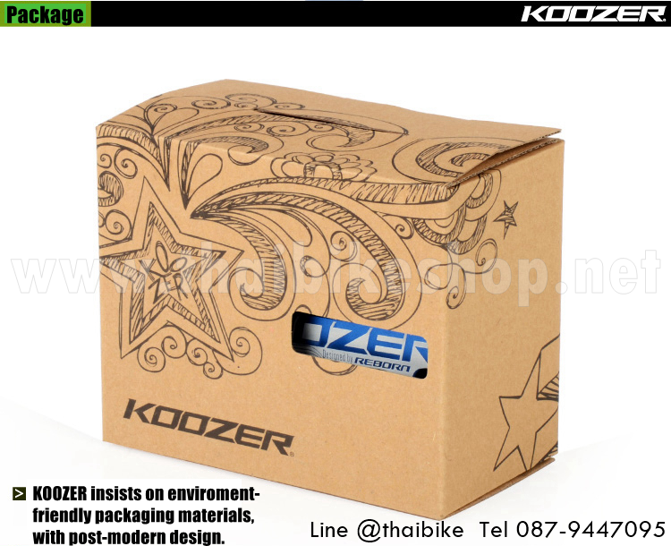 บันไดจักรยานอลูมิเนียม CNC KOOZER PD50