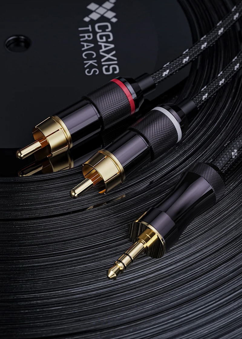 FiiO LR-3.5A สายสัญญาณเสียง 3.5 ออก Dual RCA สำหรับเครื่องเสียง