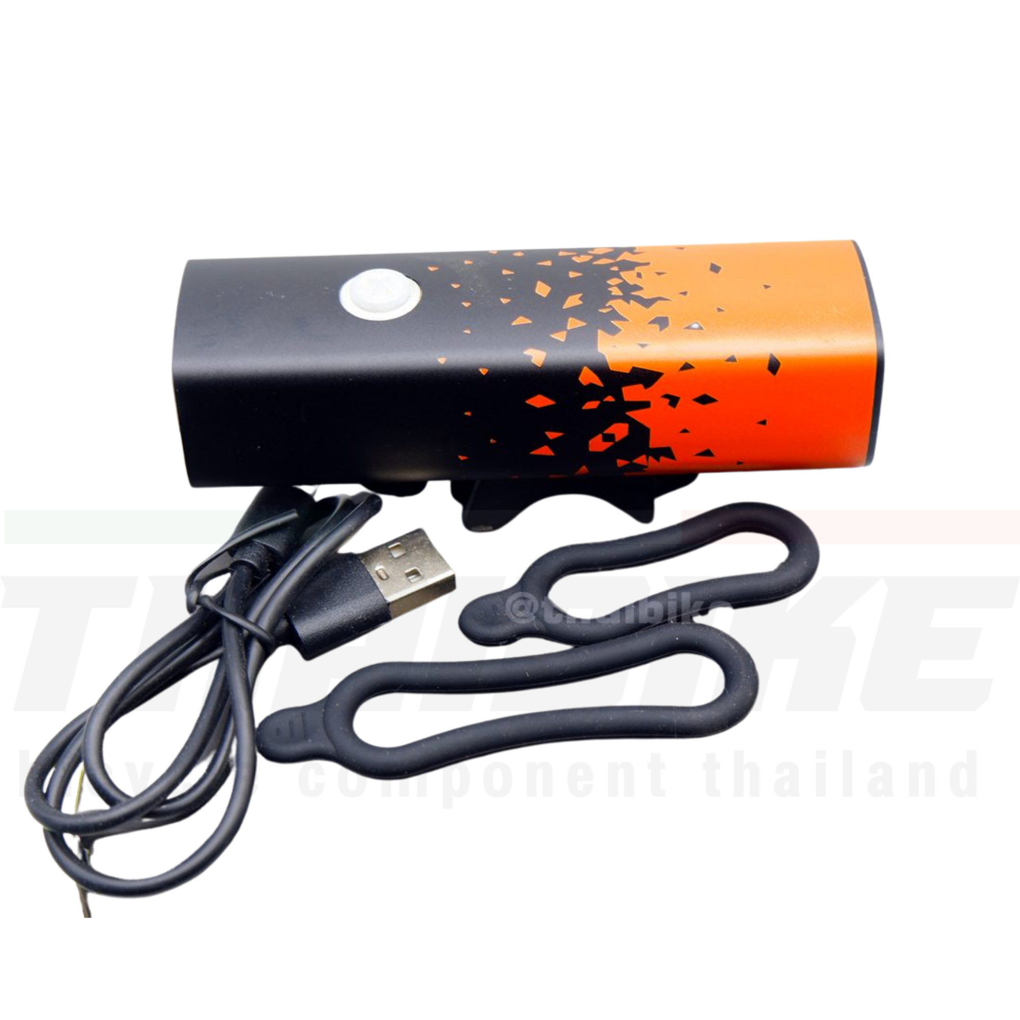 ไฟหน้าจักรยานชาร์จ USB THAIBIKE LIGHT 800LM