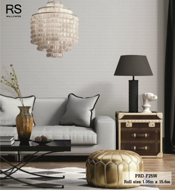 วอลเปเปอร์ สไตล์โมเดิร์น มินิมอล สีน้ำตาลอ่อน PRD-F25W