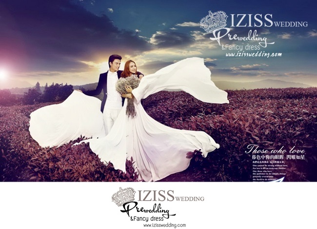 PW071 - **เลิกผลิตค่ะ** ชุดคู่ถ่ายพรีเวดดิ้ง (prewedding dress) & ชุดแต่งงานแฟนซี (Fancy wedding dress)ชายหญิง "ธีมสีขาว-ดำ"