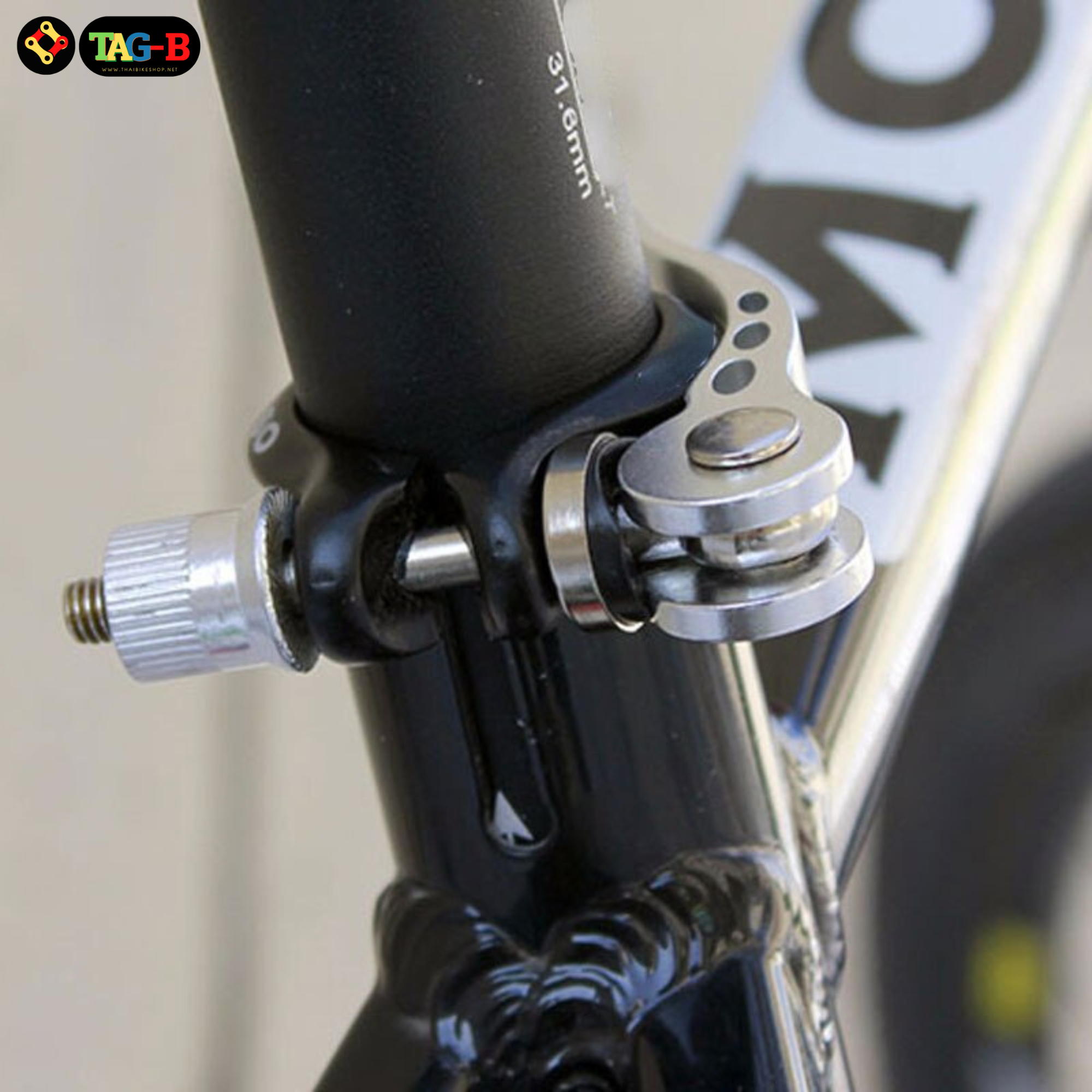 น็อตรัดหลักอานจักรยานเสือหมอบ เสือภูเขา รถพับ แบบอลูมิเนียม แบบปลดเร็ว