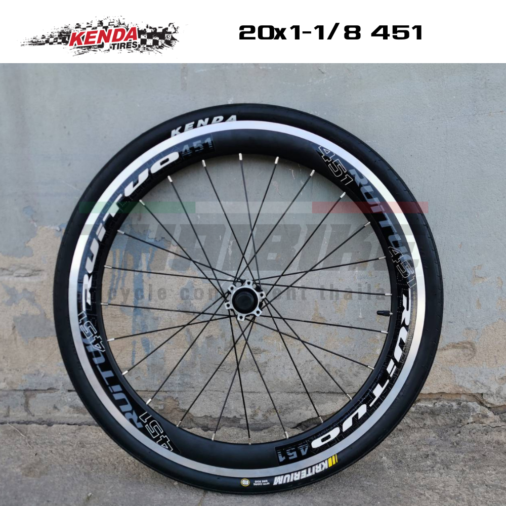 ยางนอกจักรยาน 20นิ้ว แบบ 451 Kenda K1018 bicycle tire 20x1-1/8 28-451