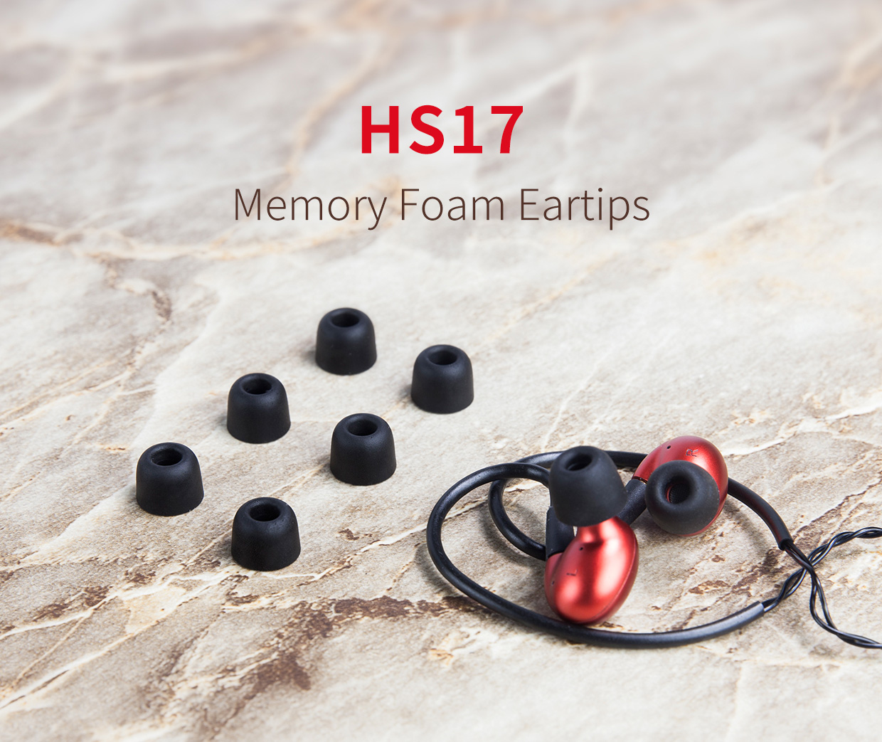 ขาย FiiO HS17 จุกหูฟัง memory foam ยอดนิยม นุ่มเบาสบายหู ช่วยเพิ่มคุณภาพเสียง