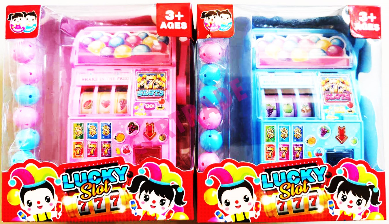 ตู้สล็อตมือโยก+บอลรางวัลกล่อง 13.5x15 ซม.(1x3)