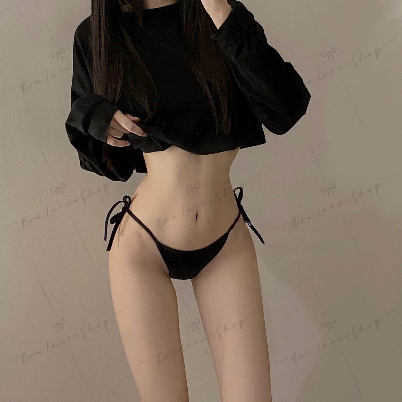 BLS✿1182 กางเกงในแฟชั่นผูกข้าง