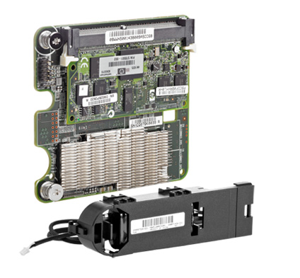 513778-B21 HP Smart Array P711m/1G 6Gb FBWC 4-ports Ext Mezzanine SAS Controller