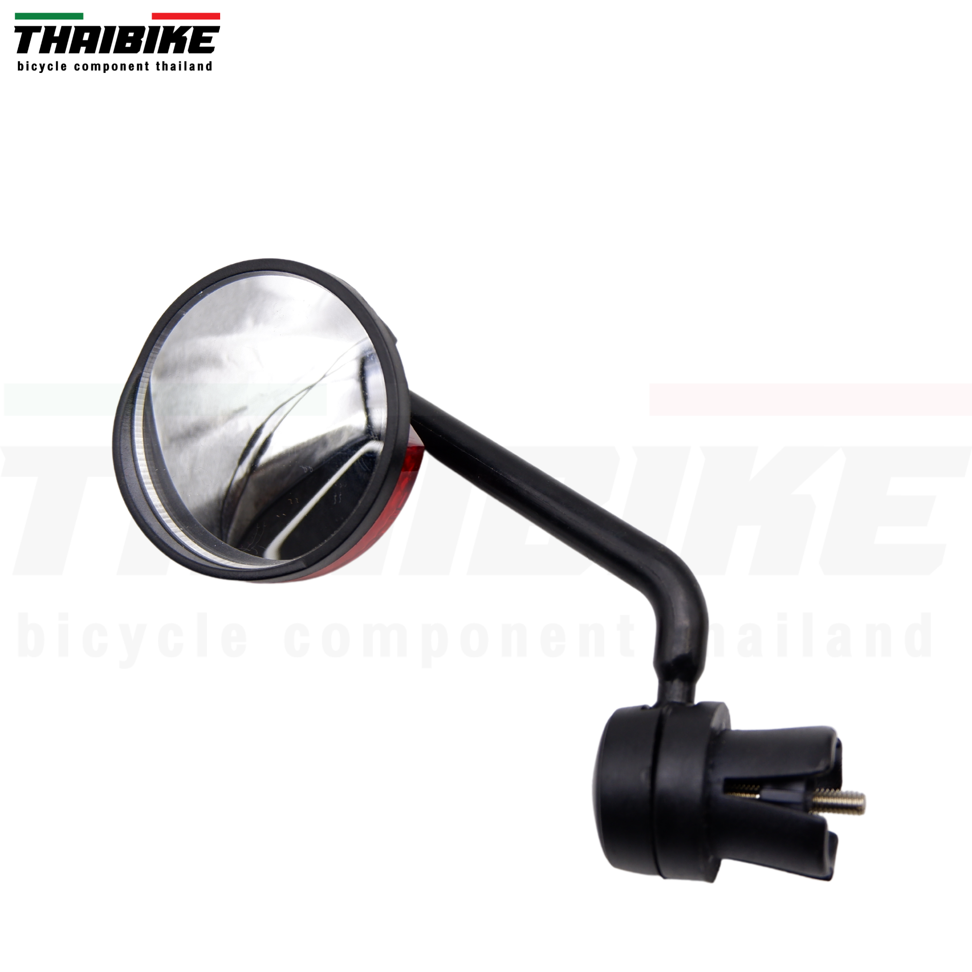 กระจกจักรยาน THAIBIKE พร้อมไฟในตัว แบบมีไฟกระพริบ