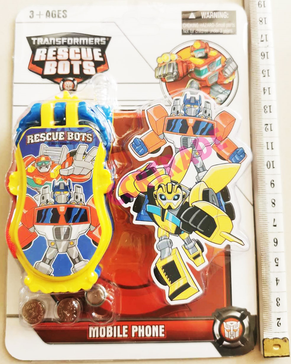 โทรศัพท์ทรานฟอร์เมอร์ มีเสียง มีไฟแผง 13x19 ซม. (ลิขสิทธิ์แท้)