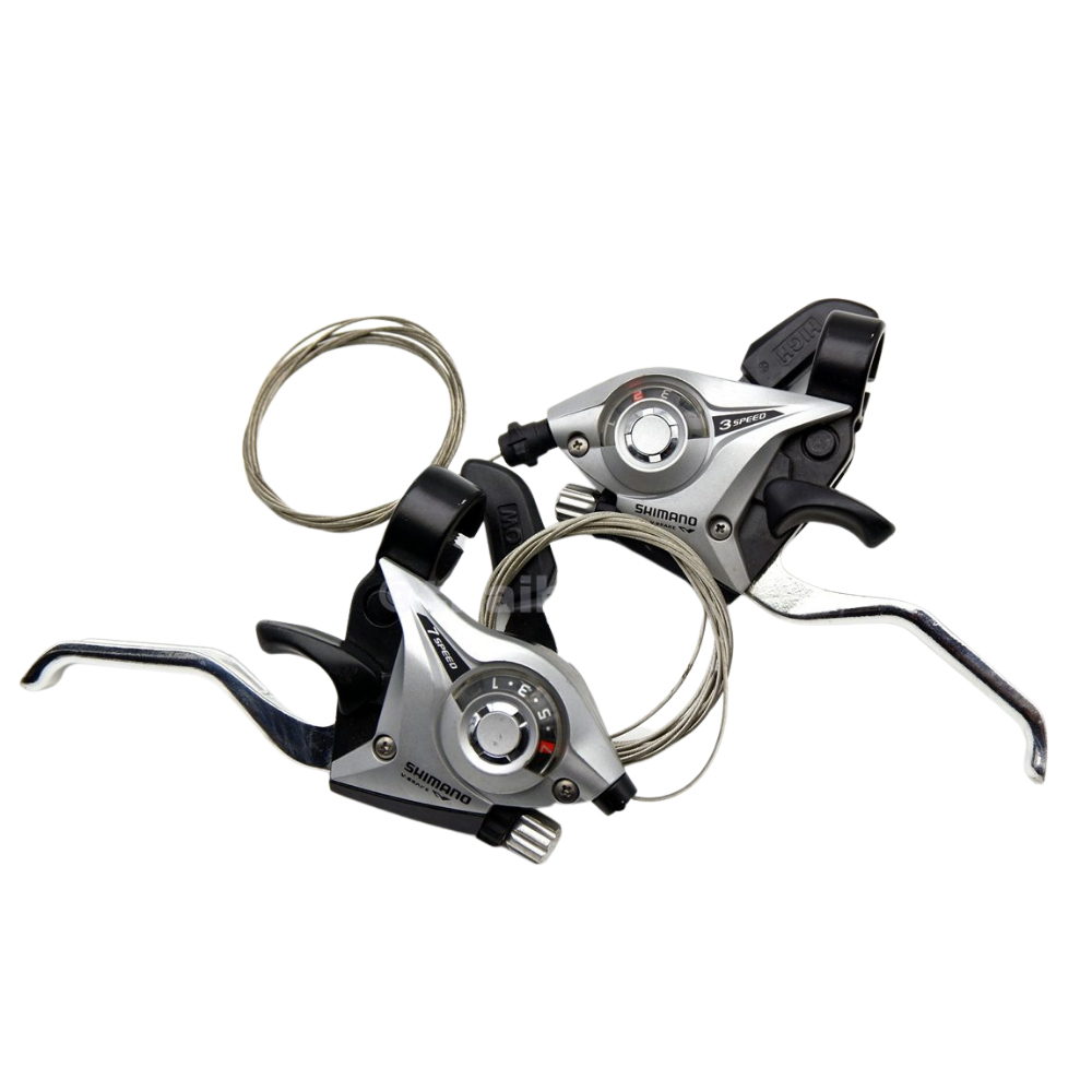 มือเกียร์รวมเบรคจักรยาน SHIMANO ST-EF51-7 3X7SPD