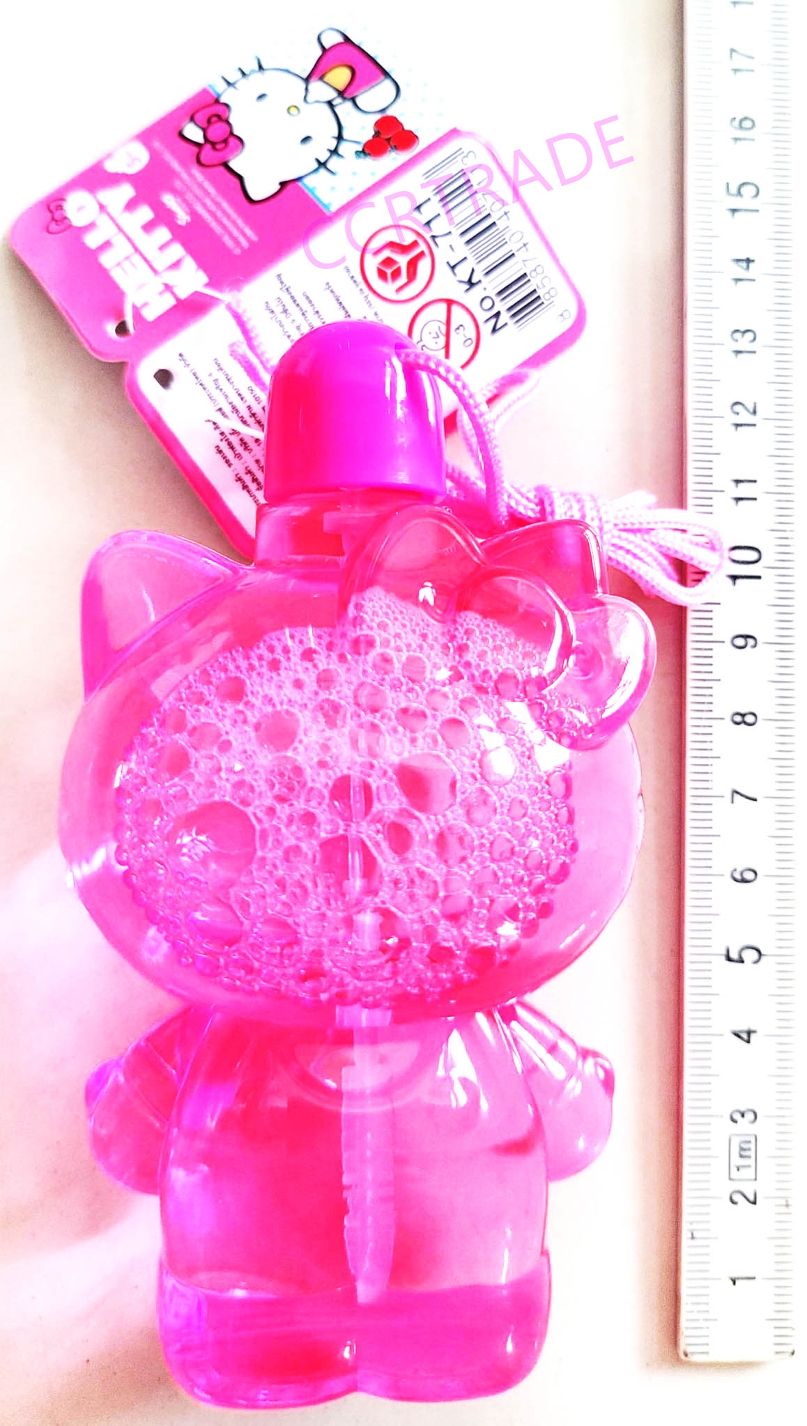 เป่าฟองใสคิตตี้กล่อง 10.5 ซม.(ลิขสิทธิ์แท้)