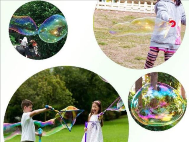 เป่าฟองยักษ์ ‼️ฟองใหญ่จริง💯ค่าส่งถูก‼️ที่้เป่าฟองสบู่ยักษ์ BIG Bubble⚡ พร้อมส่งจากไทยคะ⚡ ส่งไวมาก🔺