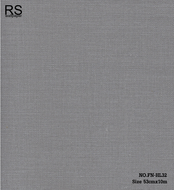 วอลเปเปอร์ เทกเจอร์ลายผ้า สีเทาเข้ม FN-HL32