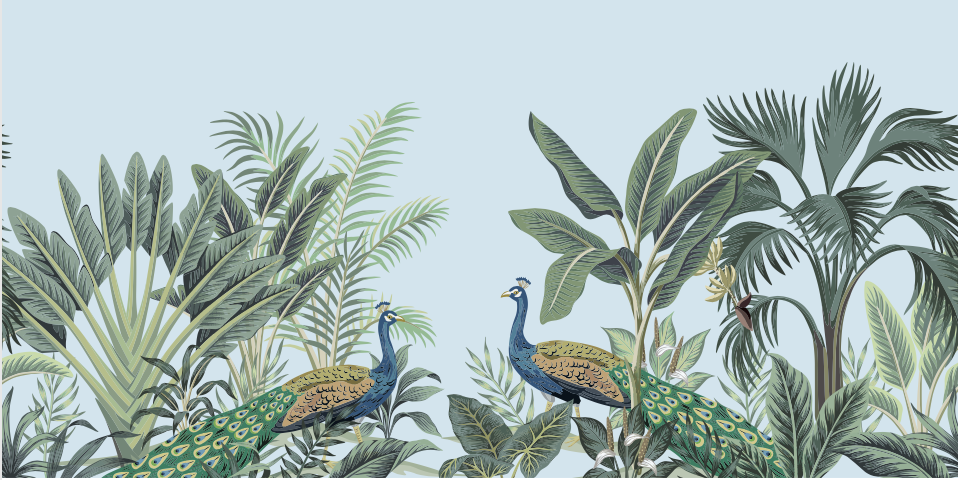 วอลเปเปอร์ภาพป่าเขตร้อน Tropical (สั่งผลิต)