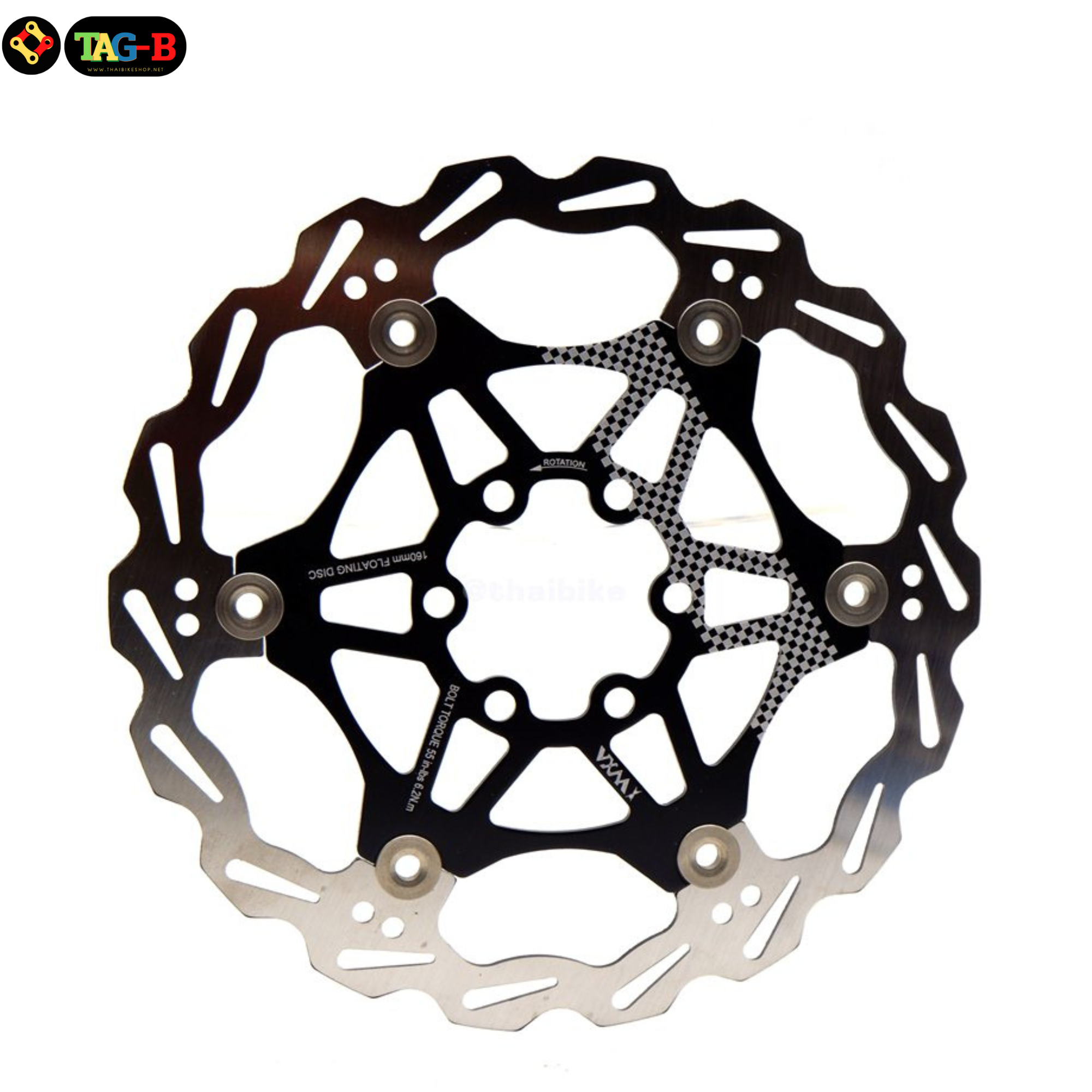 ใบดิสเบรคจักรยานเสือภูเขา VXM 160 มม. Stainless steel