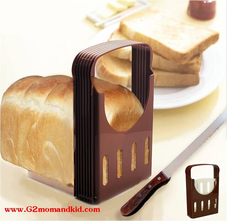 ++พร้อมส่ง++ อุปกรณ์หั่น สไลด์แผ่นขนมปัง แบบพับเก็บได้ -- Bread slicer ช่วยให้การหั่น ขนมปังออกมาเป็นแผ่นขนาดต่างๆ ได้ตามต้องการ