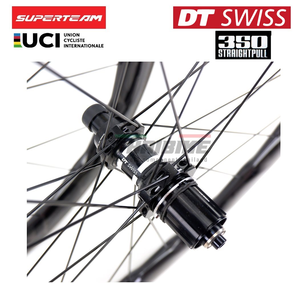 ล้อจักรยานเสือหมอบ คาร์บอน Superteam curvepro Dt350 ประกัน 3 ปี