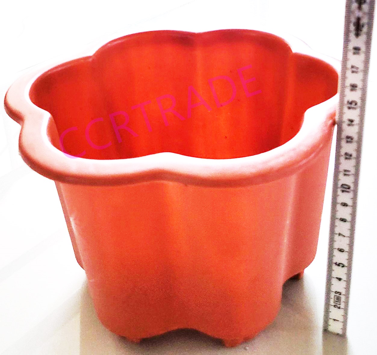 กระถางต้นไม้ มีรู (ดอกไม้) 14.5x22 ซม.