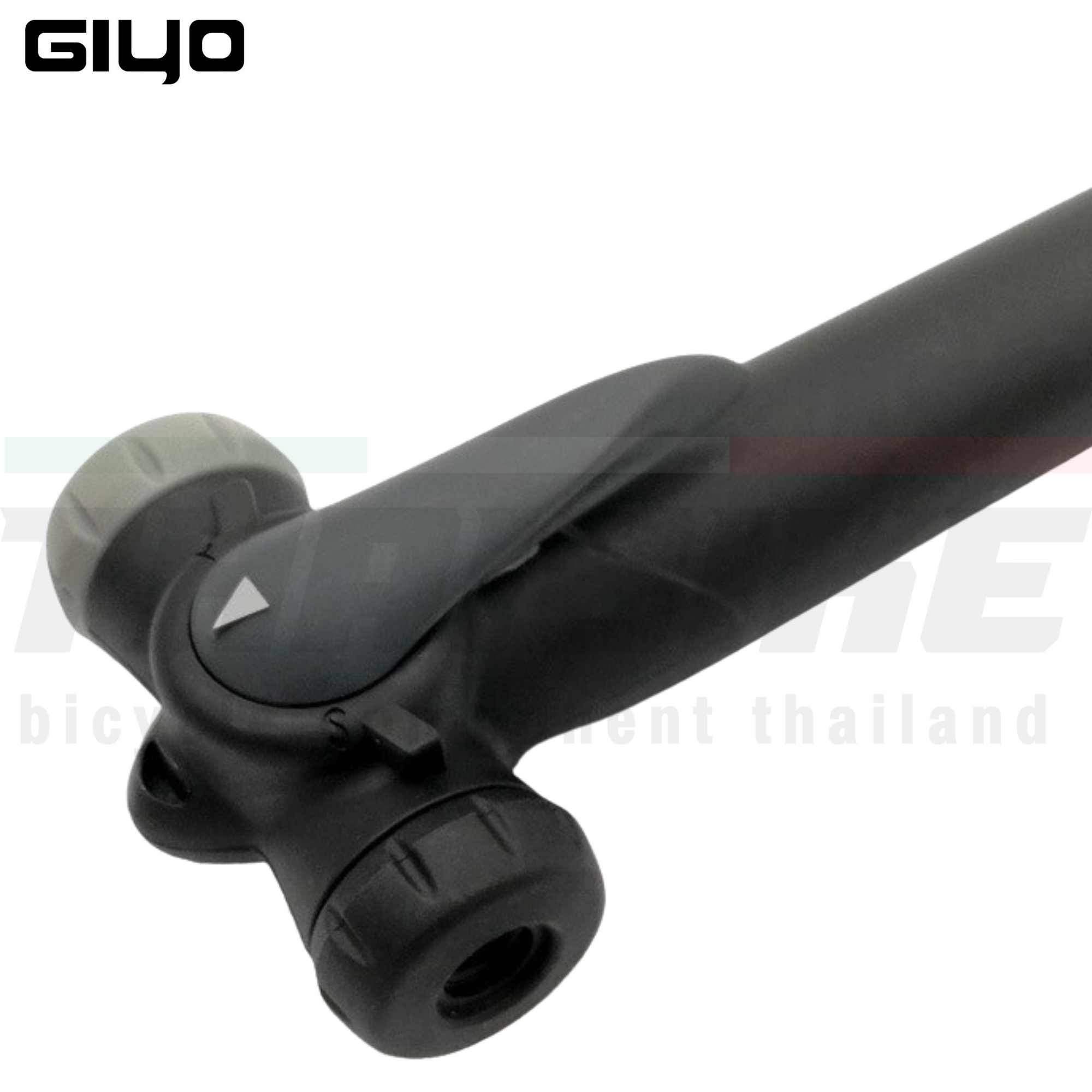 สูบจักรยานแบบพกพา GIYO GP-04T MAX100 PSI สูบได้ 2 หัว