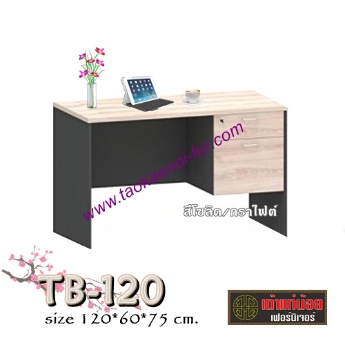TB-120 โต๊ะทำงาน 120 ซม.